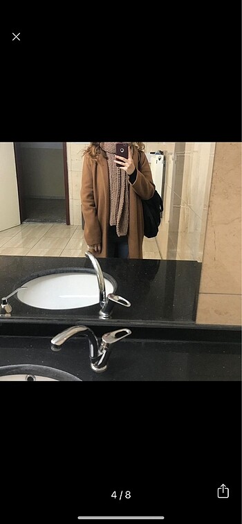 m Beden kahverengi Renk Zara kaban