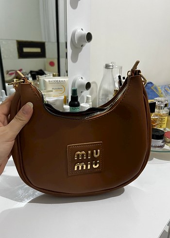 Kahverengi Deri Kadın Omuz Çantası - Görsel 2