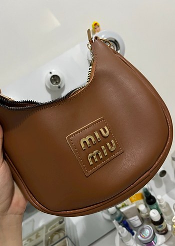 Kahverengi Deri Kadın Omuz Çantası - Görsel 3