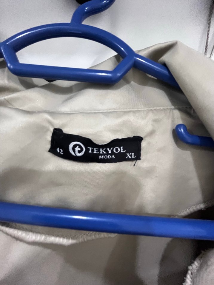 Bej Midi Kadın Trençkot - Görsel 3