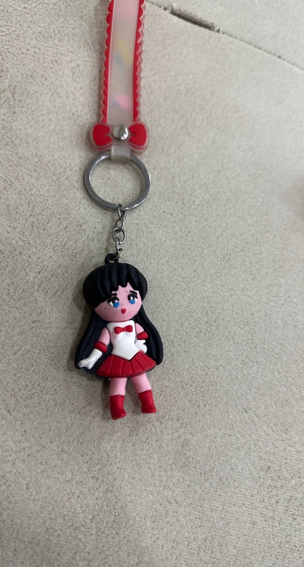 Renkli Rock Punk Kadın Anahtarlık - Görsel 3