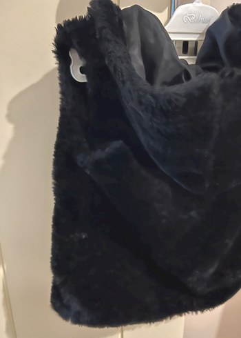 Siyah Kürk Detaylı çocuk Yelek - Görsel 3