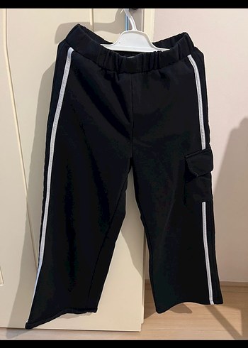 Kız Çocuk Siyah Rahat Kesim eşofman - Görsel 2