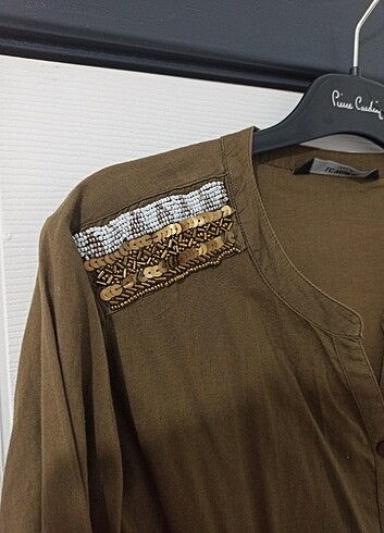 xl Beden haki Renk Haki tunik