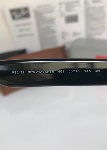 Ray-Ban 2132 NEW WAYFARER 901 55-18 - Görsel 10