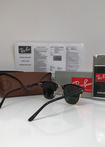 Ray-Ban 3016 CLUBMASTER W0366 51-21 - Görsel 7