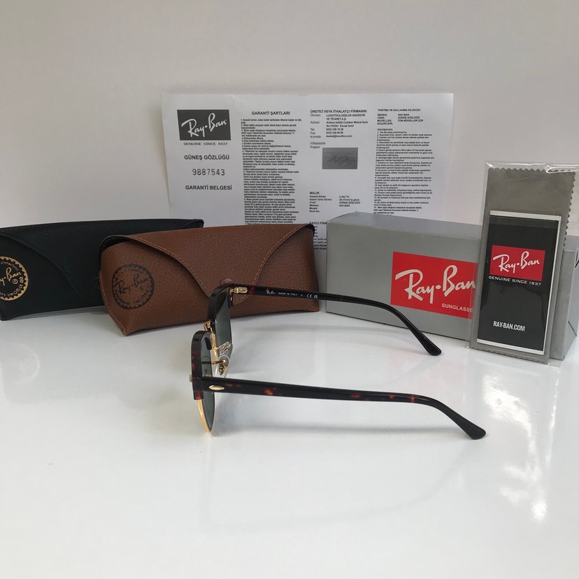 Ray-Ban 3016 CLUBMASTER W0366 51-21 - Görsel 5
