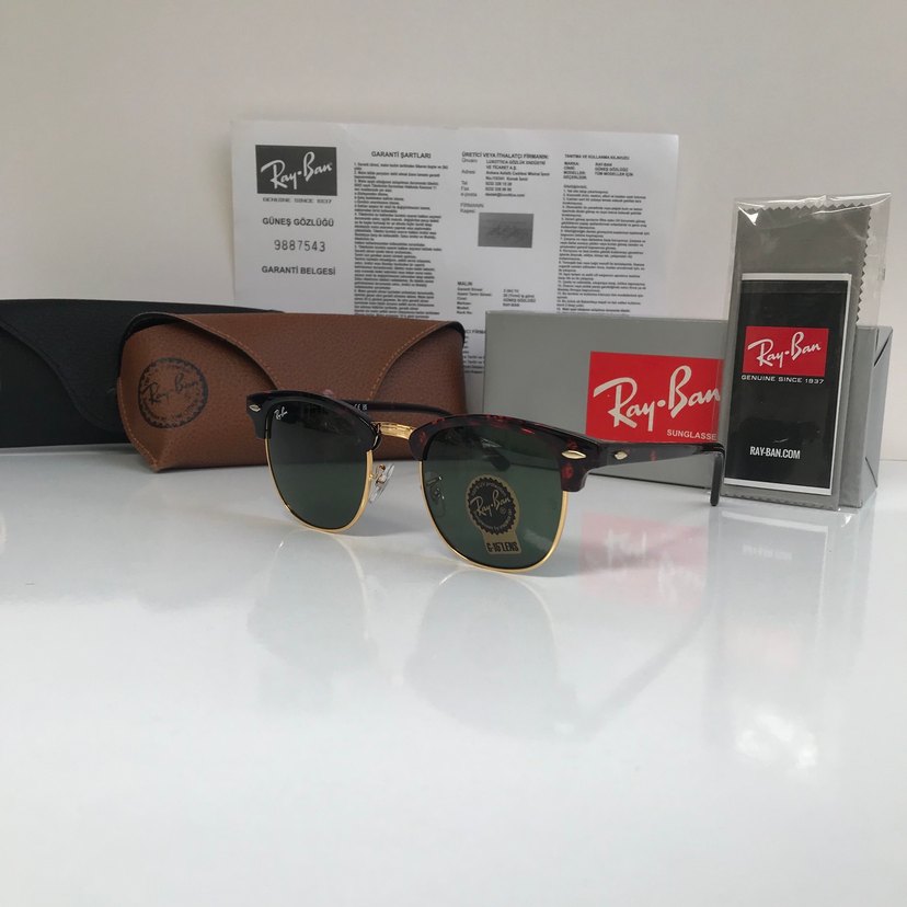 Ray-Ban 3016 CLUBMASTER W0366 51-21 - Görsel 3