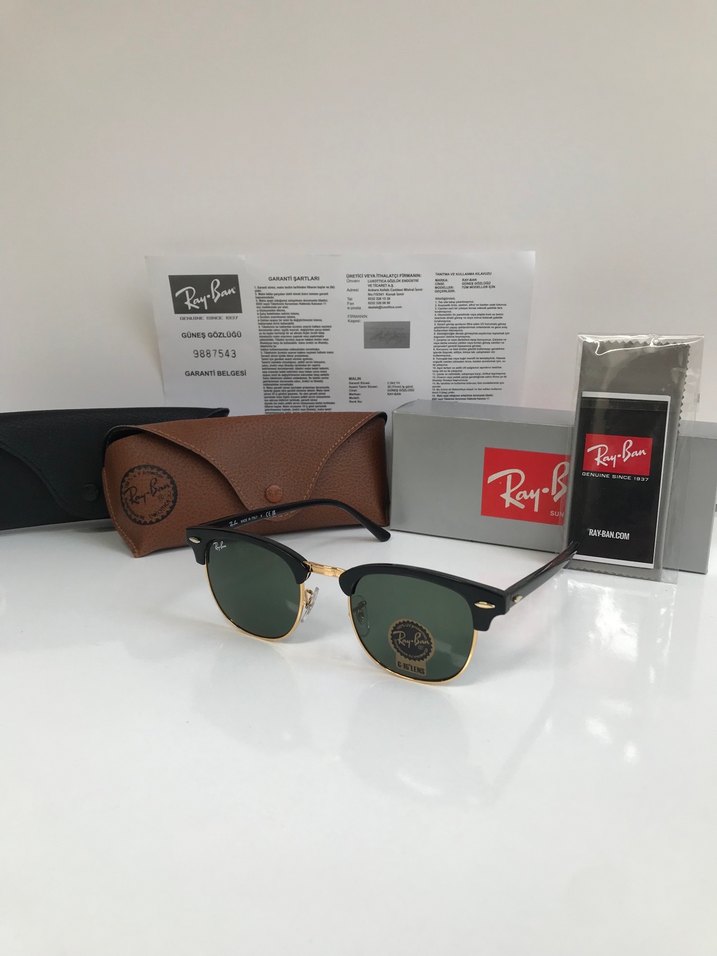 Ray-Ban 3016 CLUBMASTER W0365 51-21 - Görsel 3