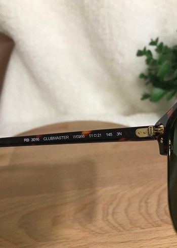 Ray-Ban 3016 CLUBMASTER W0366 51-21 - Görsel 6