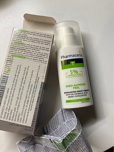 pharmaceris mandelik asitli gece kremi