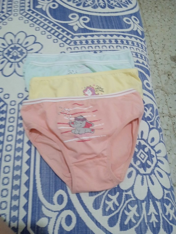 Nakışlı Pastel Renklerde Çocuk Külotları 4 lü - Görsel 2