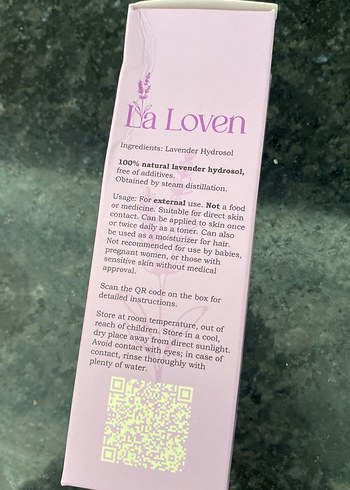 La Loven Saf Lavanta Hidrosolu 100 ml - Görsel 4