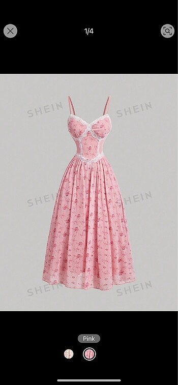 Shein Prenses Elbise