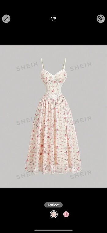 Shein Prenses Elbise