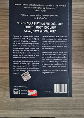 Dune Rahibeler Meclisi- Frank Herbert Bilim Kurgu Romanı - Görsel 3