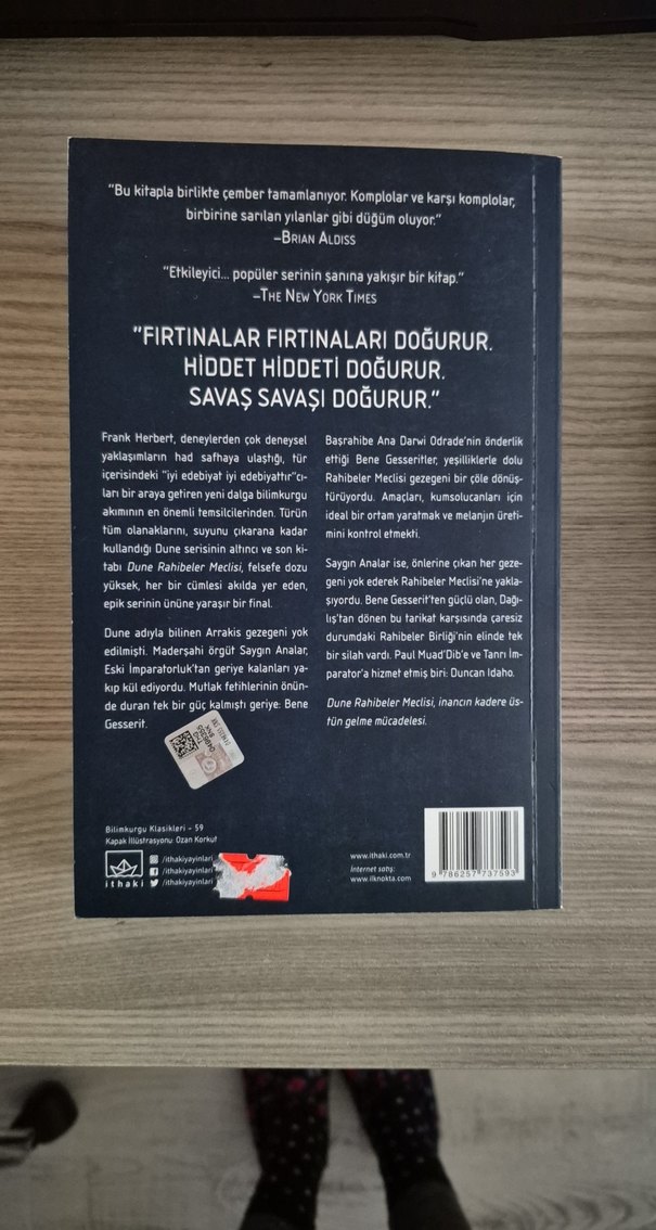 Dune Rahibeler Meclisi- Frank Herbert Bilim Kurgu Romanı - Görsel 3