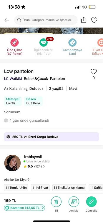 LC Waikiki LCW pantolon