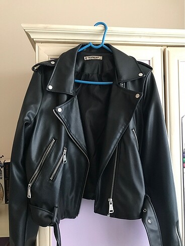 Deri Biker Ceket