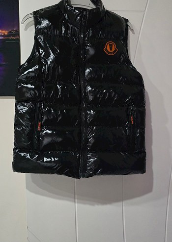 Siyah Fermuarlı Erkek Şişme Yelek - Görsel 3