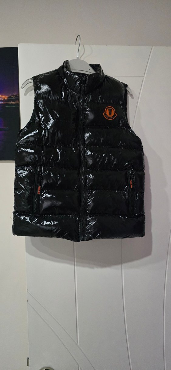 Siyah Fermuarlı Erkek Şişme Yelek - Görsel 3