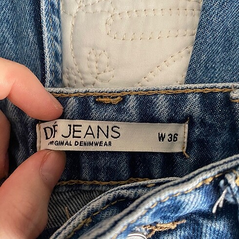 s Beden lacivert Renk defacto wide leg lacivert jean kot