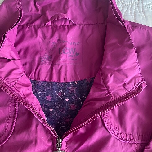 lcwaikiki fuşya pembe kız çocuk 12-13 yaş yağmurluk ceket - Görsel 5