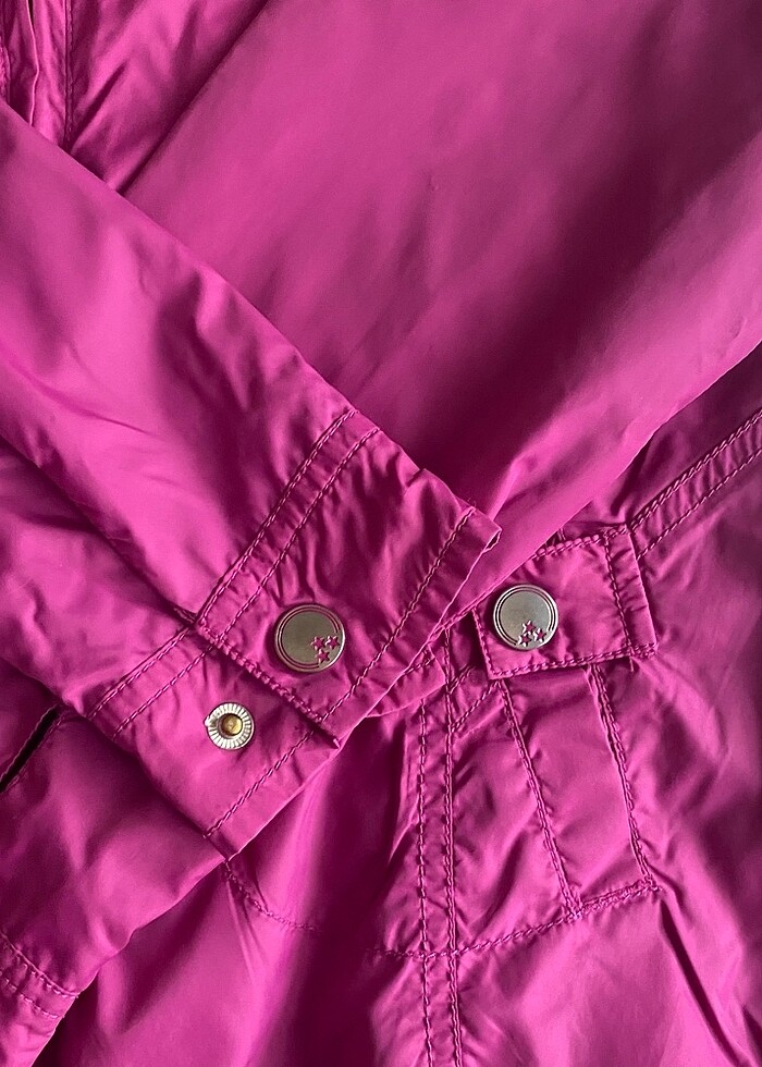 lcwaikiki fuşya pembe kız çocuk 12-13 yaş yağmurluk ceket - Görsel 3