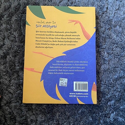 Beden mavisel yener şiir atölyesi kitap