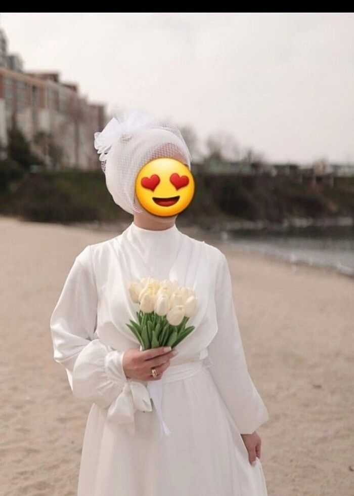 Tesettür nikah elbisesi - Görsel 2