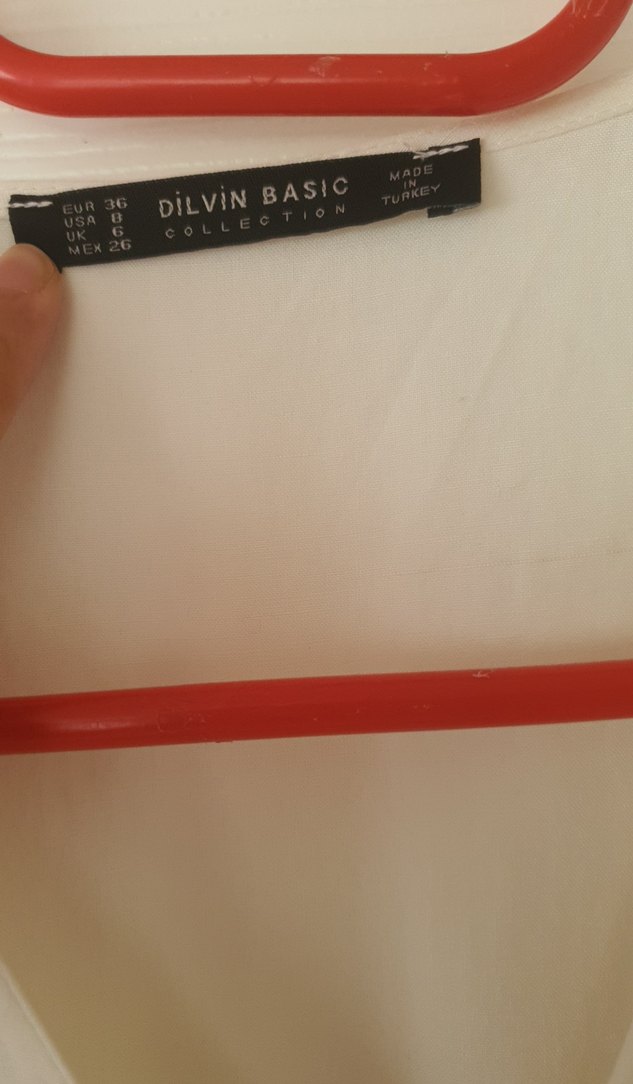 Düğmeli V Yaka krem Uzun Keten Elbise - Görsel 4