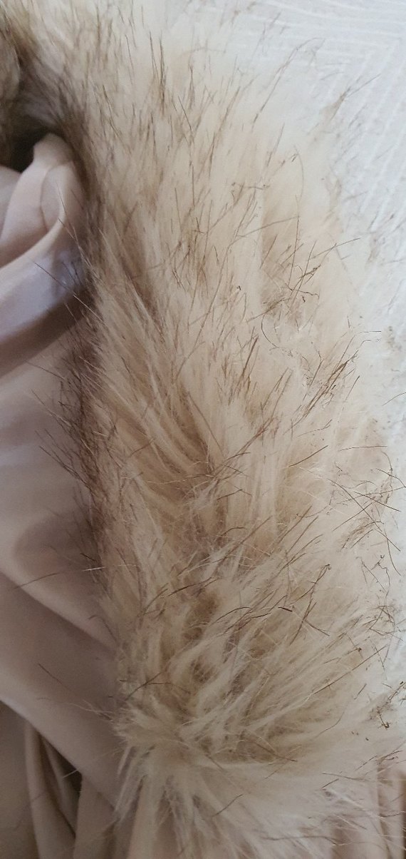 i Bej Uzun Kadın Kışlık Mont - Görsel 3