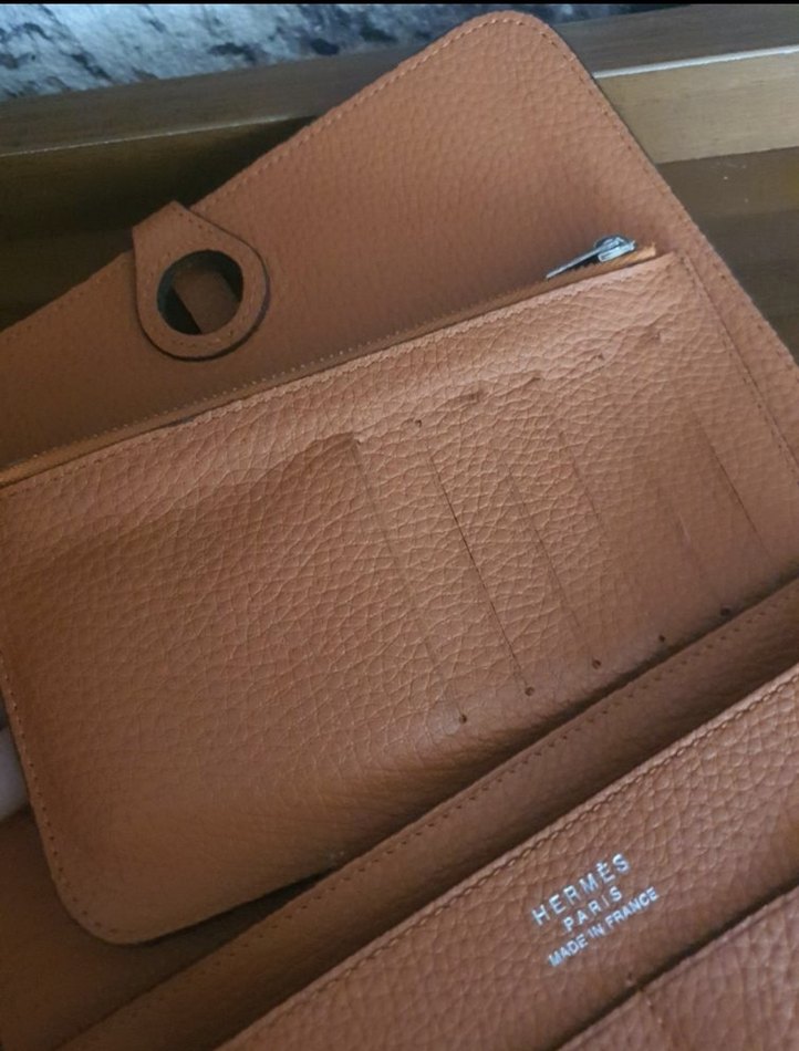 Deri Kadın Cüzdanı Hermes - Görsel 3