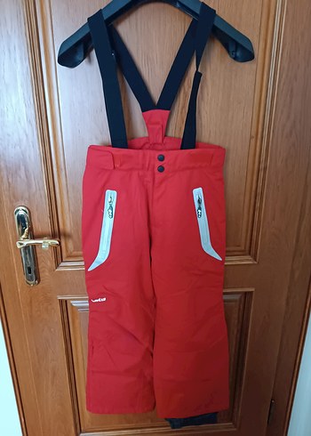 Kırmızı Erkek Kayak Pantolonu Fermuarlı