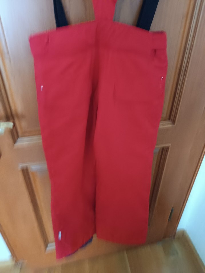 Kırmızı Erkek Kayak Pantolonu Fermuarlı - Görsel 2