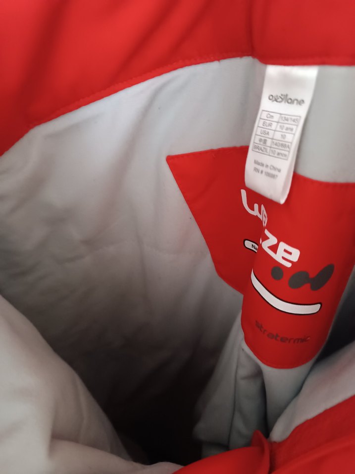 Kırmızı Erkek Kayak Pantolonu Fermuarlı - Görsel 3