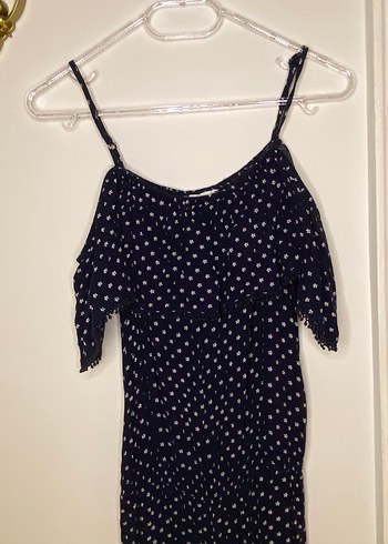 Lacivert Bohem Etnik Desenli tulum - Görsel 4