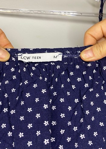 Lacivert Bohem Etnik Desenli tulum - Görsel 6