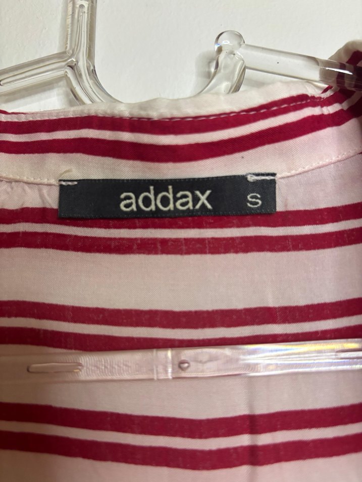 Kırmızı Çizgili Uzun Kollu Bohem Gömlek - Görsel 4