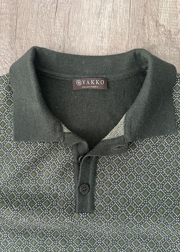 Byakko Gri Örme Polo Yaka Erkek Kazak - Görsel 2