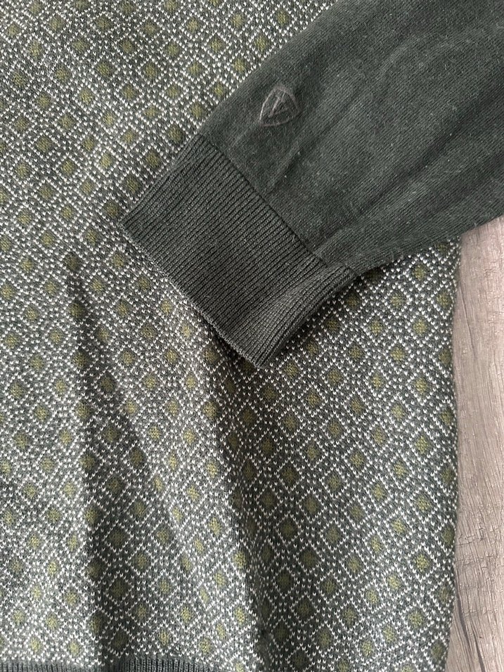 Byakko Gri Örme Polo Yaka Erkek Kazak - Görsel 3