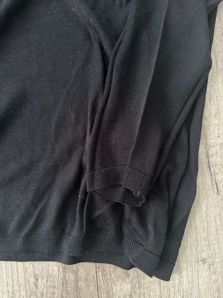 Siyah Uzun Kollu network kazak - Görsel 3