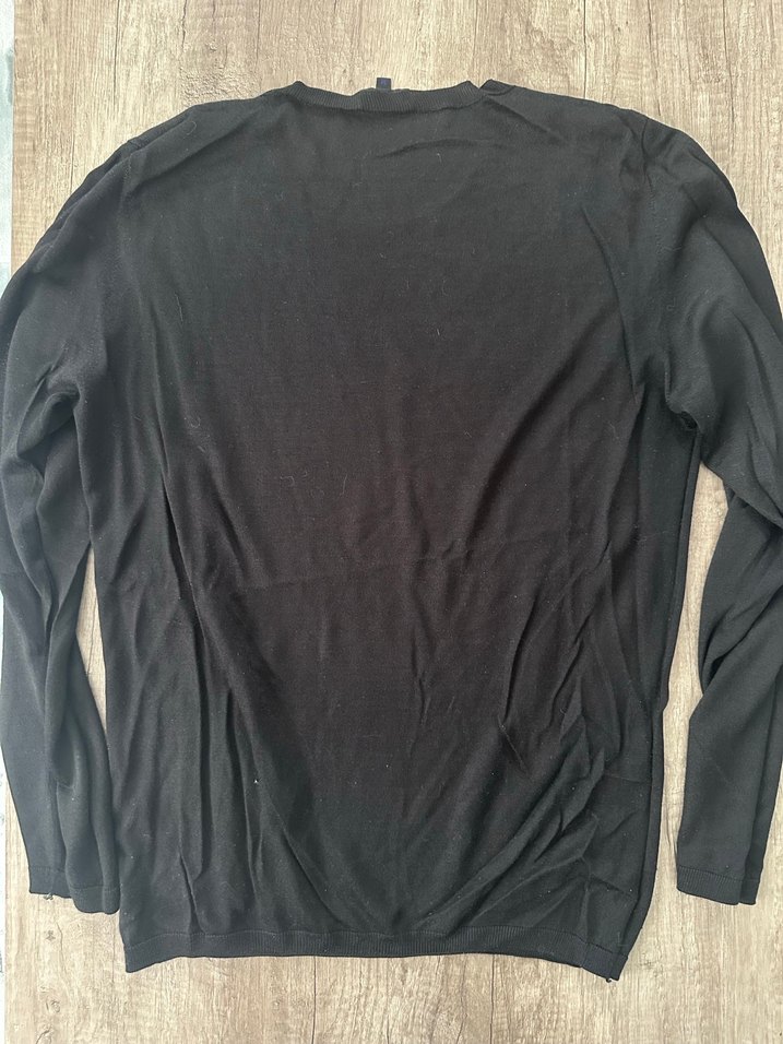 Siyah Uzun Kollu network kazak - Görsel 4