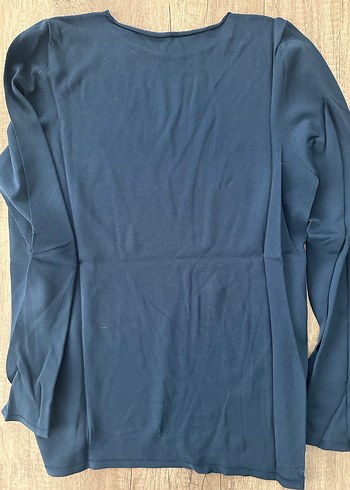 Erkek Lacivert Uzun Kollu Basic kazak - Görsel 3