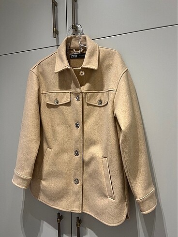 Zara Zara kaşe gömlek model üst