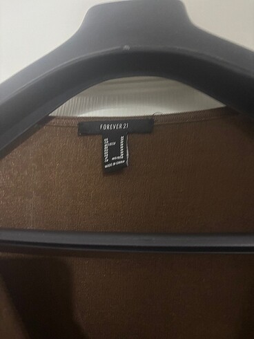 m Beden kahverengi Renk Forever 21 kahverengi yeni elbise