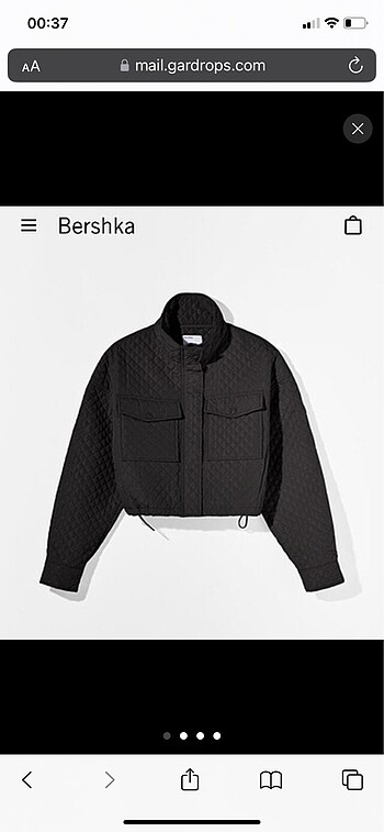 Bershka kapitone kısa ceket