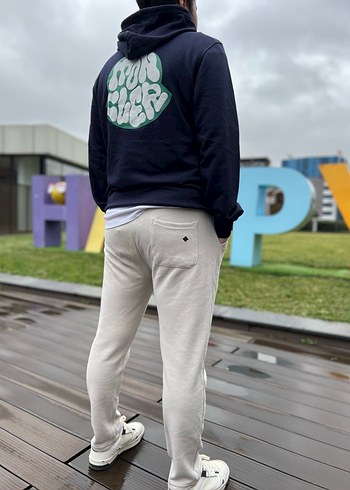 Gri Rahat Kesim Outdoor Eşofman Altı - Görsel 2