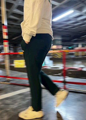 Erkek Yeşil Rahat Outdoor Eşofman - Görsel 5