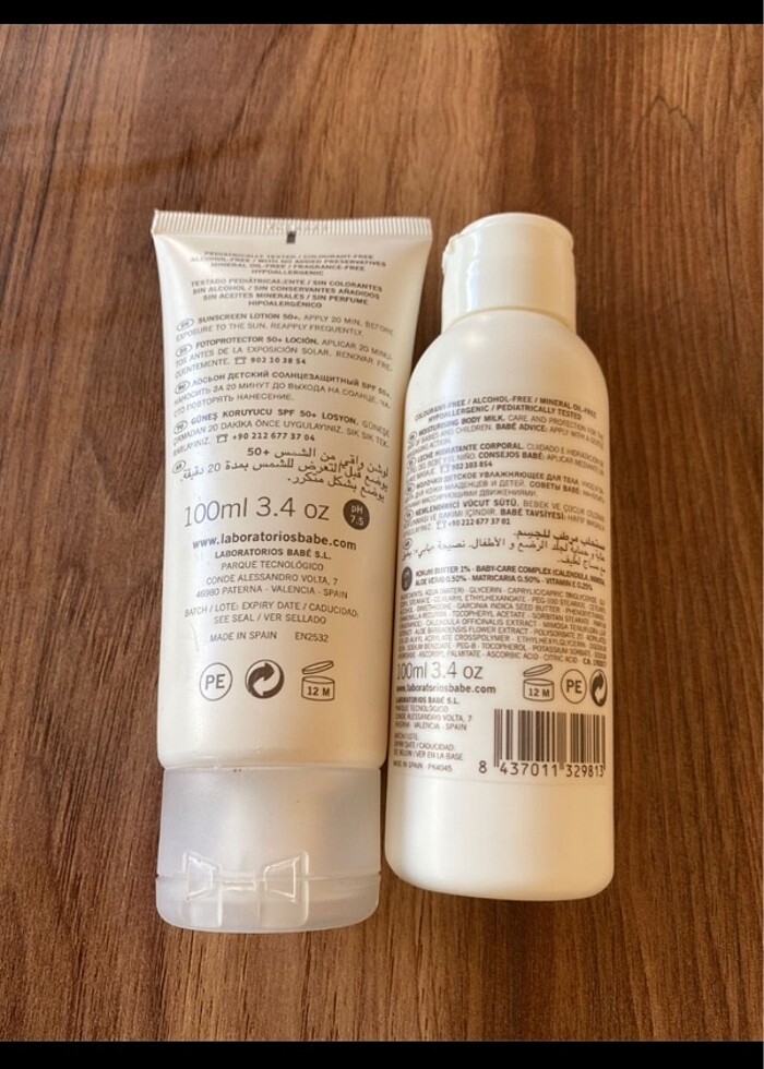 Babe çocuk güneş kremi ve vücut sütü - Görsel 2